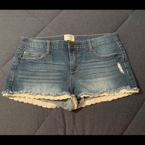 mudd jean shorts